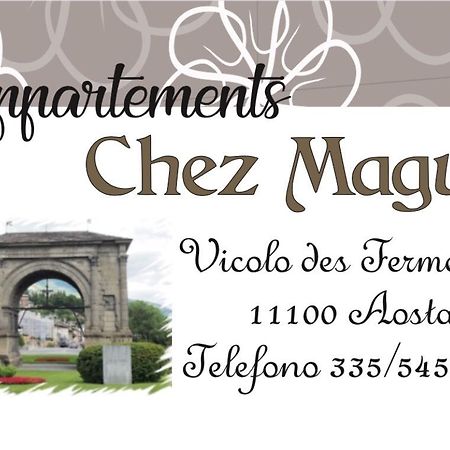 Ferienwohnung Chez Maguy Aosta Exterior foto
